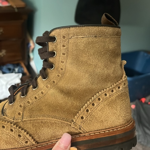 Allen Edmonds Suede Chapmen Boots, Size 9 1/2 - Picture 8 of 12